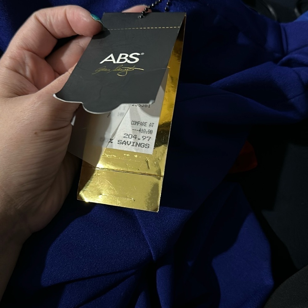 ABS Allen Schwartz Dress In indigo. Size 1X. Nwt - Picture 9 of 9